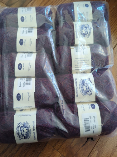 Jamieson's Shetland Spindrift Beutel mit 10 Stück; 115 Yards je 25 g Purple Haze 239 - Bild 1 von 2