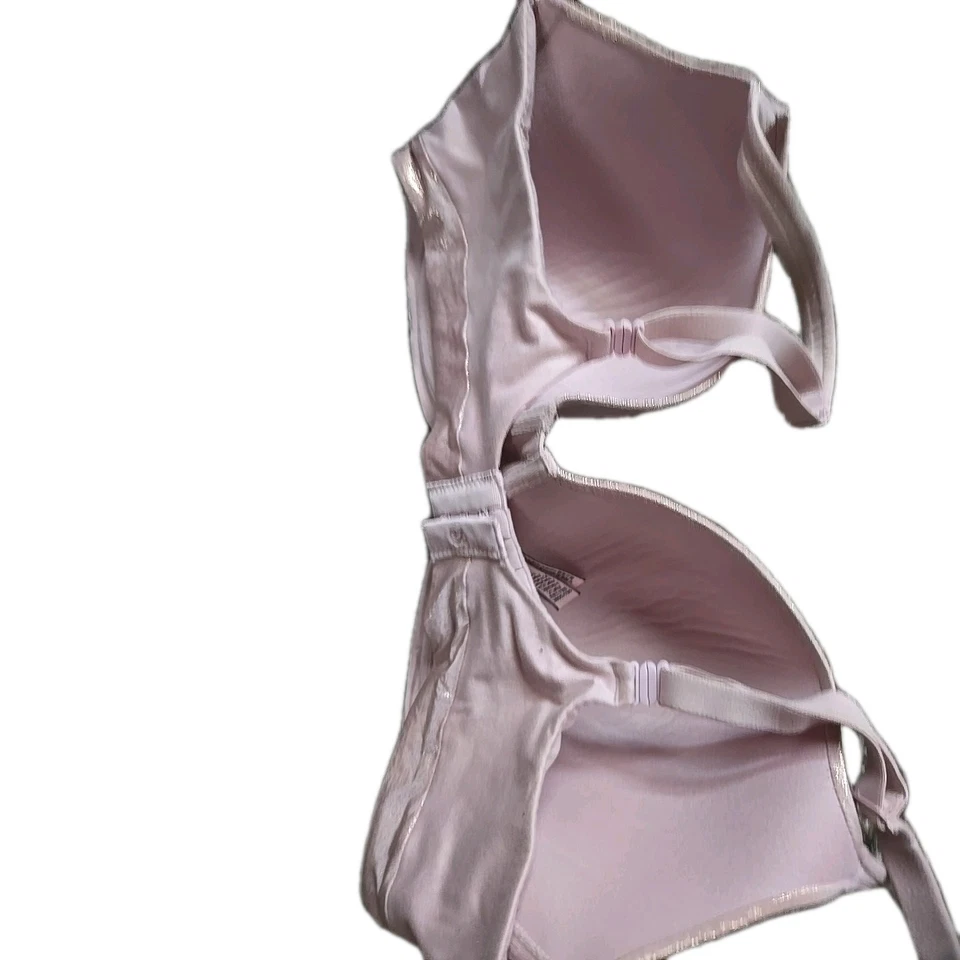 SUJETADOR CON AROS DOBLE DEMI/DEMI FORRADO VICTORIA'S SECRET TALLA 38DD Foto 3 de 4