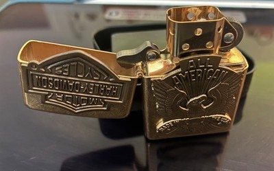 Original Zippo Harley-Davidson Raised Emblem  All American Eagle , nie benutzt!