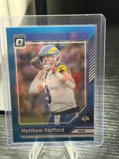 2024 Panini Donruss Optic - Matthew Stafford #113 Aqua Prizm /299