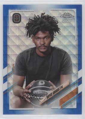 2021 Topps Chrome OTE Overtime Elite Blue Wave Refractor 76/99 Bryce Griggs ni4