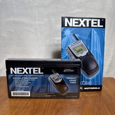 Nextel Vintage i Series i1000 Plus Sealed Cellular Phone VHS Manual/User Guide