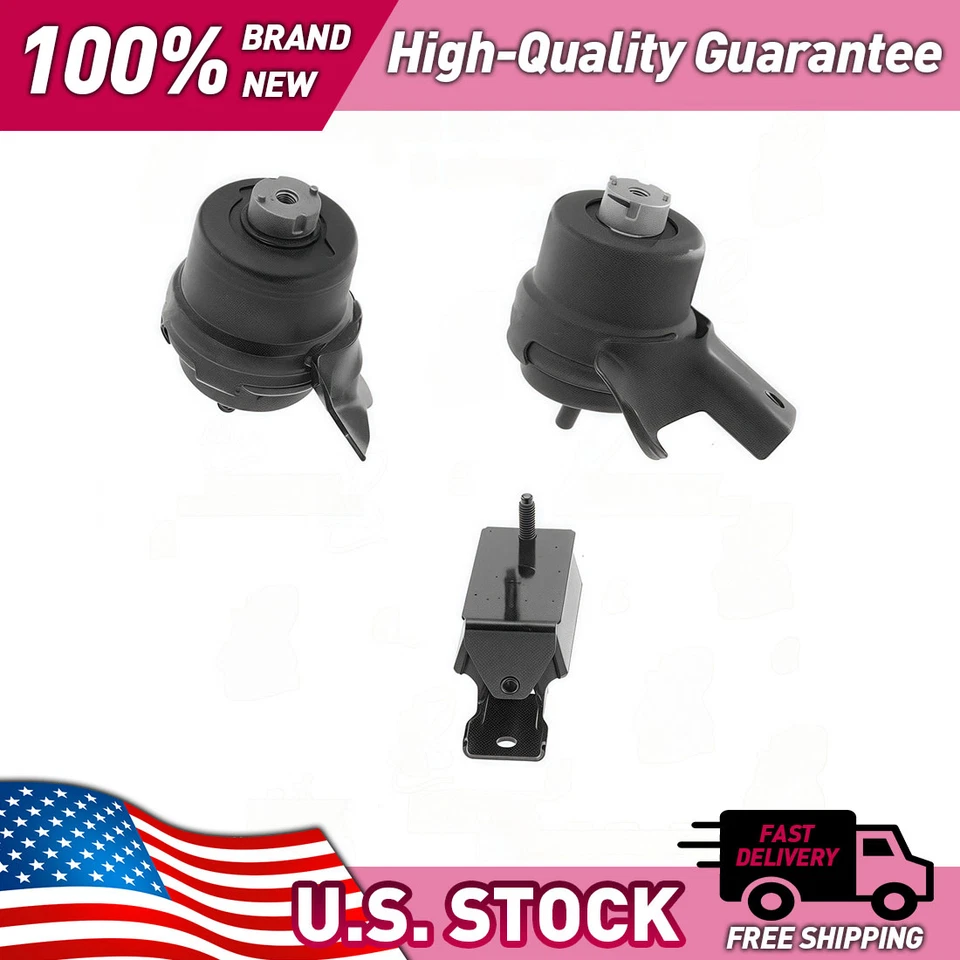 Engine Motor Mount Kit for Chevrolet Suburban 2021 2022 2023 2024 6.2L V8 - Image 4 of 4