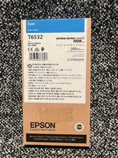 Genuine Epson T6532 Cyan Ink Cartridge for Stylus Pro 4900 Date: August 2024