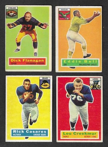 Eddie Bell #4 1956 Topps card