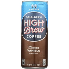 Coffee Mexican Vnlla 8 Oz(Case Of 12) By High Brew 8.14 per pound