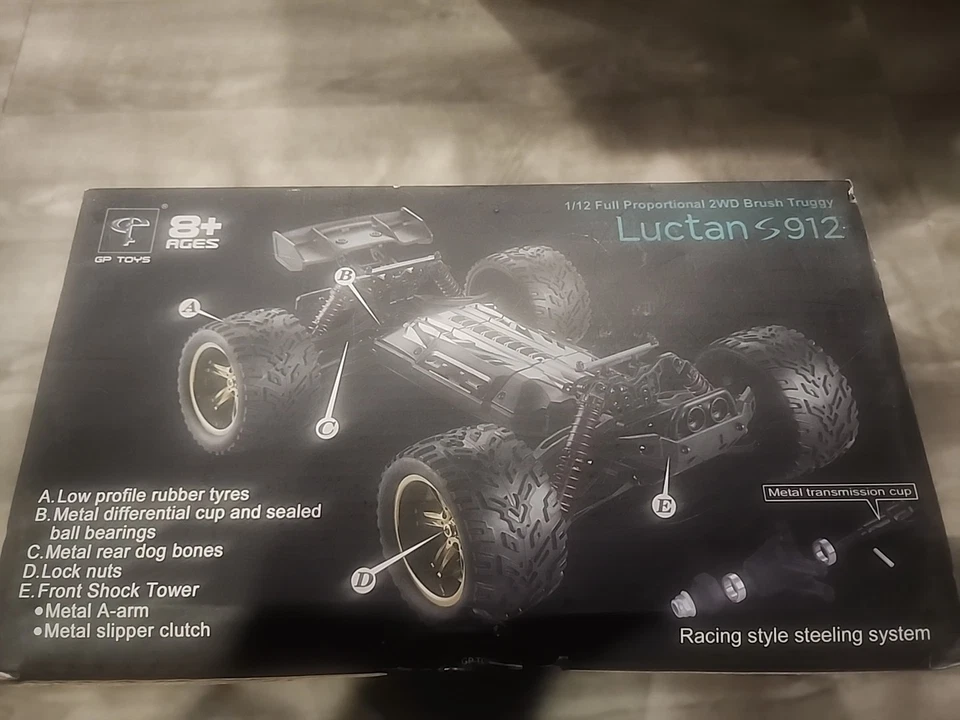 GP TOYS S912 1:12 Luctan Truggy RC Truck off-Road Racing Car 33+ MPH - Image 3 of 4