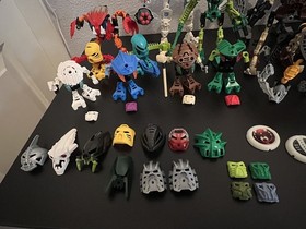 Lego Bionicle Lot Tohunga, Mata, Mahri, Barraki, Masks 10023, 8593 and More!