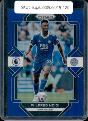2022-23 Panini Prizm Wilfred Ndidi /175 Base Prizms Blue #93