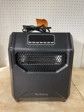 WeWarm Electric 6 Element Infrared Space Heater Black Plastic