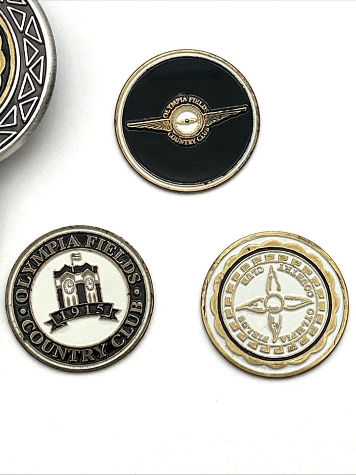Olympia Fields Country Club Golf Divot Tool & Ball Markers Set Ahead U.S. Open - Image 4 of 4