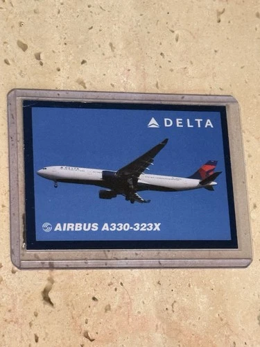 RARE 2010  Delta Trading Card #25 - Airbus A330-323X - Very Good Condition - product listing photo