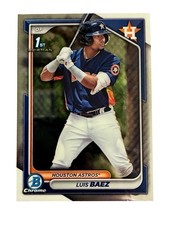 Bowman 2024 Chrome Luis Baez Houston Astros Rookie 1st Bowman #BCP-66