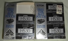  5 Tapes  TDK HS30 High Standard 8mm Video Tapes  P6-30HS3BP NEW  SEALED 