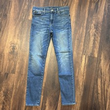 Polo Ralph Jeans Youth 14 Blue Lauren The Eldridge Skinny Denim Dark Wash