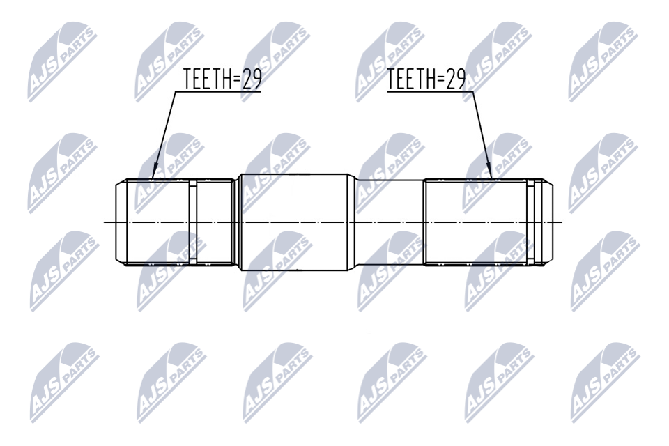 Axle Shaft With Intermediate Bearing Fits for Dodge RAM 1500 3.7,4.7,5.7 01-11 - Image 6