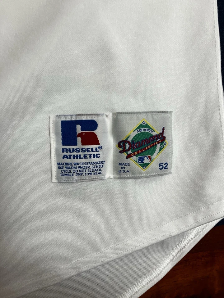 Camiseta deportiva David Justice de colección auténtica Atlanta Braves Russell Athletic MLB 52 XXL 95 Foto 3 de 4