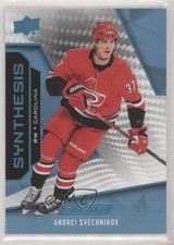 2019-20 Upper Deck Engrained Synthesis Blue 21/50 Andrei Svechnikov #S-12 7b5