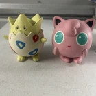 Vintage Rare Pokemon Togepi & Jigglypuff 1998 TOMY Action Figure Toy
