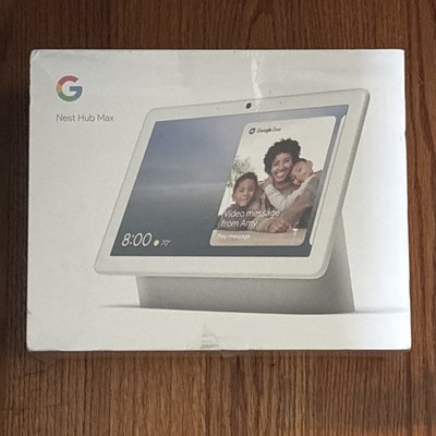 Google Nest Hub Max Smart Speaker 10  Smart Home Display Chalk Sealed GA00426-US
