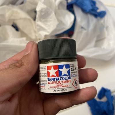 Tamiya Acrylic XF-61 Dark Green Paint Jar 81761