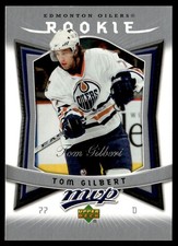 2007-08 Upper Deck MVP Tom Gilbert Rookie Edmonton Oilers #333