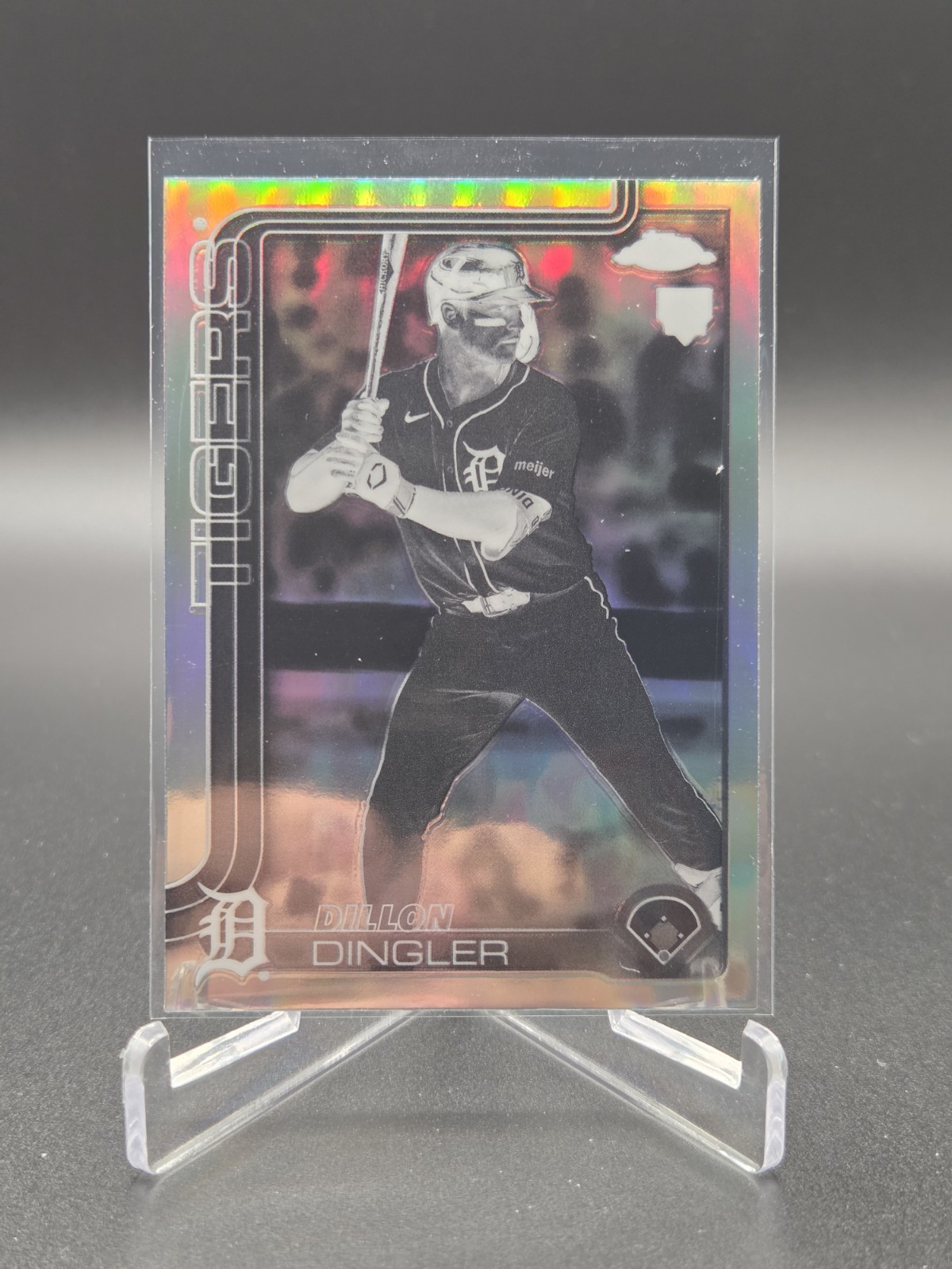 2025 Topps Chrome Dillon Dingler Negative Refractor Rookie RC #274 Tigers