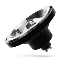 Spectrum Led Lampe Reflektor AR111 Schwarz 12W GU10 1050Lm Neutralweiß 4000K 45°