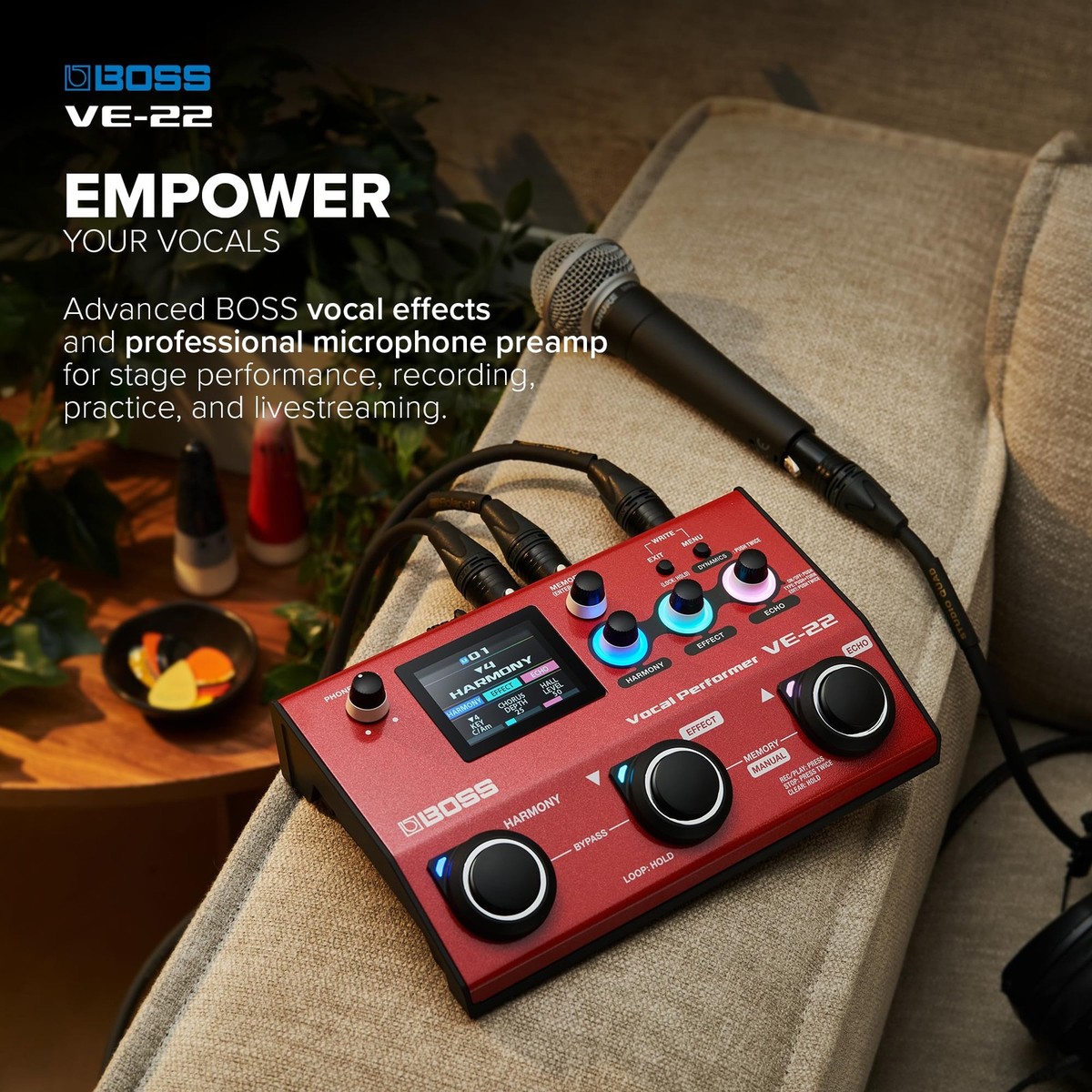 ☆週末値下げ☆美品 BOSS VE-2 Vocal Harmonist Amazon.com: BOSS VE-2 Vocal Echo Pedal for Singing