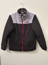 ZeroXposur Cold Weather Puffer Zip-Up Jacket for Boys Size 14/16 XL, Black/Gray