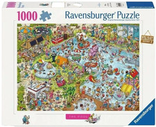 NEW RAVENSBURGER 1000 Pieces Jigsaw Puzzle Ray's Comic Series Holiday Resort 4