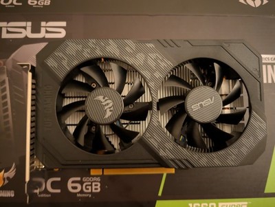 ASUS TUF Gaming GeForce GTX 1660 SUPER 6GB GDDR6 Graphics Card (90YV0DT3-M0NA00)