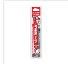 Diablo DS0608CF3 Carbide Tipped Reciprocating Saw Blade for Thick Metal - 3 Pack