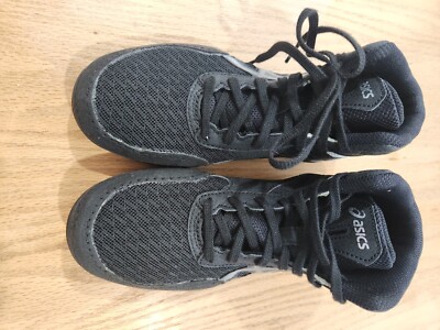 美品】asics MATFLEX 6 ブラック ゴールド 25.5センチ Amazon