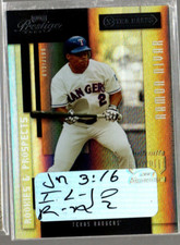 2004 Playoff Prestige Xtra Bases Black #193 Ramon Nivar Auto /25 