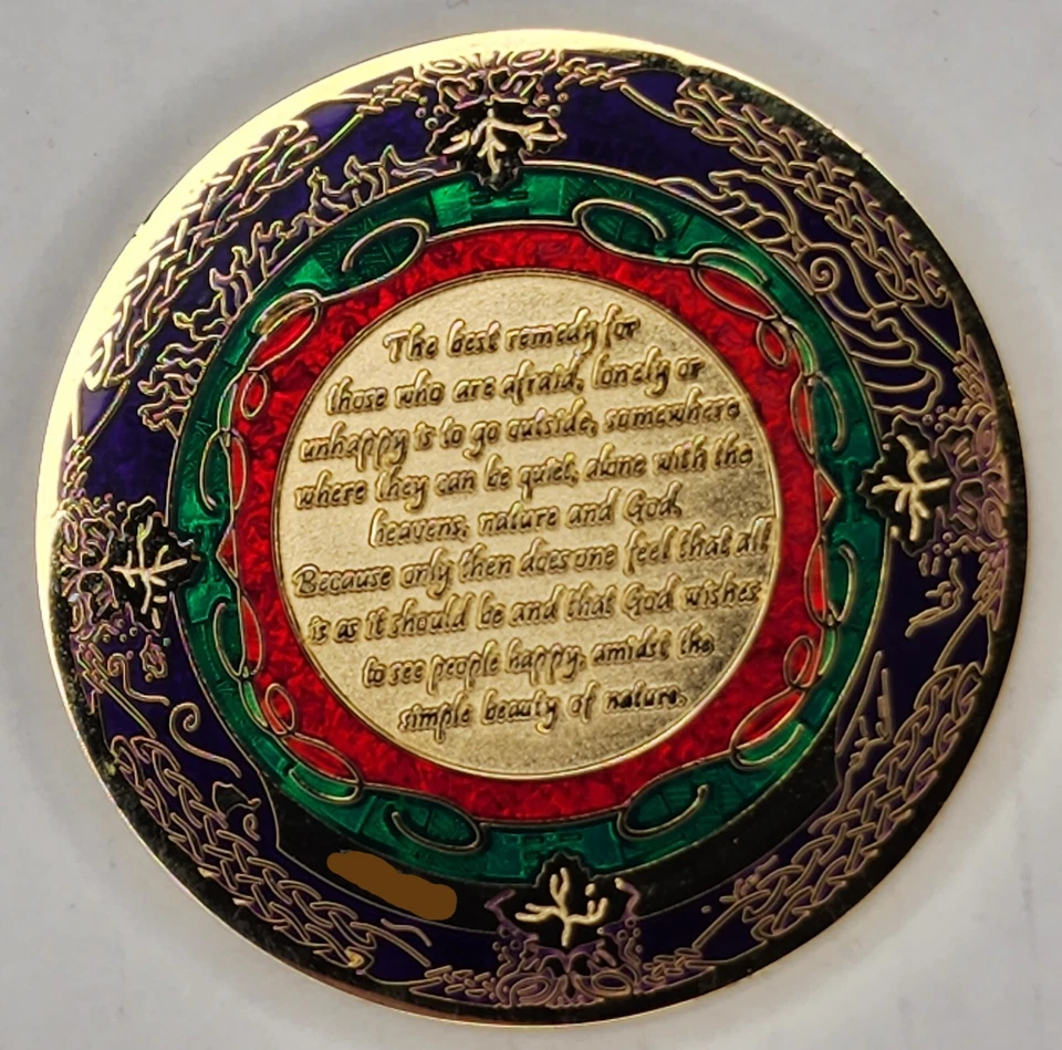 Tranquility - Polished Gold Finish - New Unactivated Geocoin - Image 4 of 4