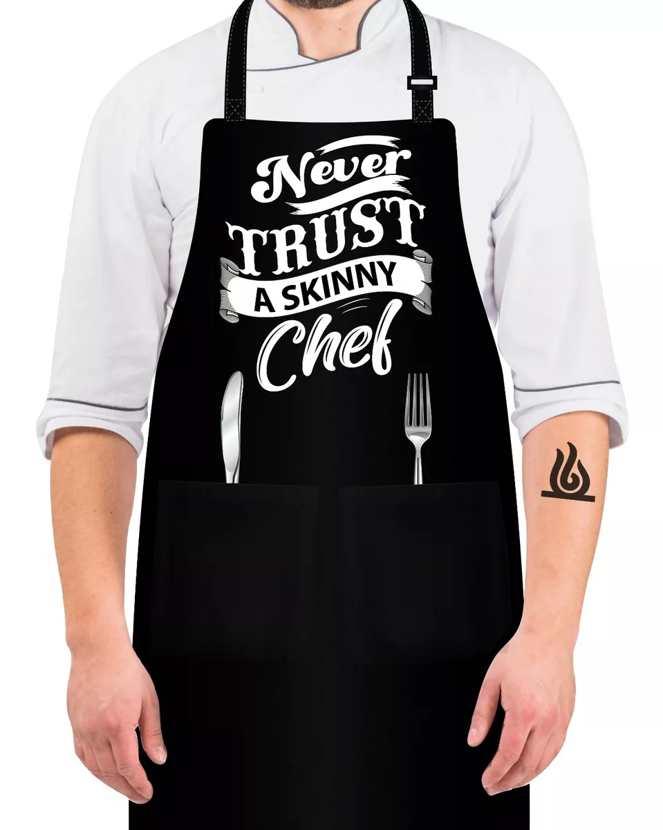 Funny Aprons for Men Women,Gifts For Men,Birthday Gifts For  Husband,Wife,Dad,Mom,Kitchen Chef Cooking BBQ 