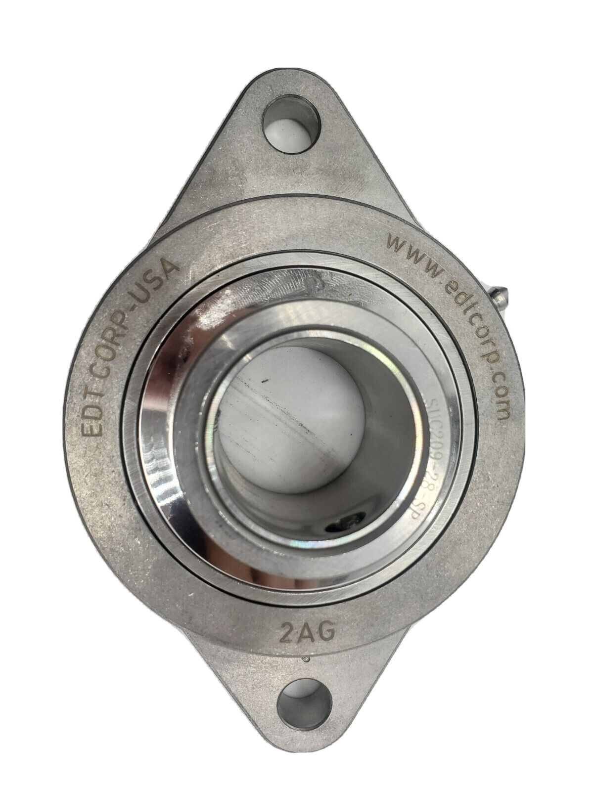 SSUCFT209-28 Stainless Steel Flange 2-Bolt 1 3/4 Mounted Bearing