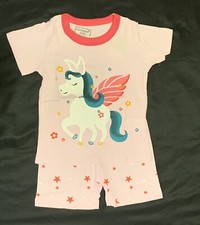 Little Girl's Magical Pony n' Stars Pink Short Set-New