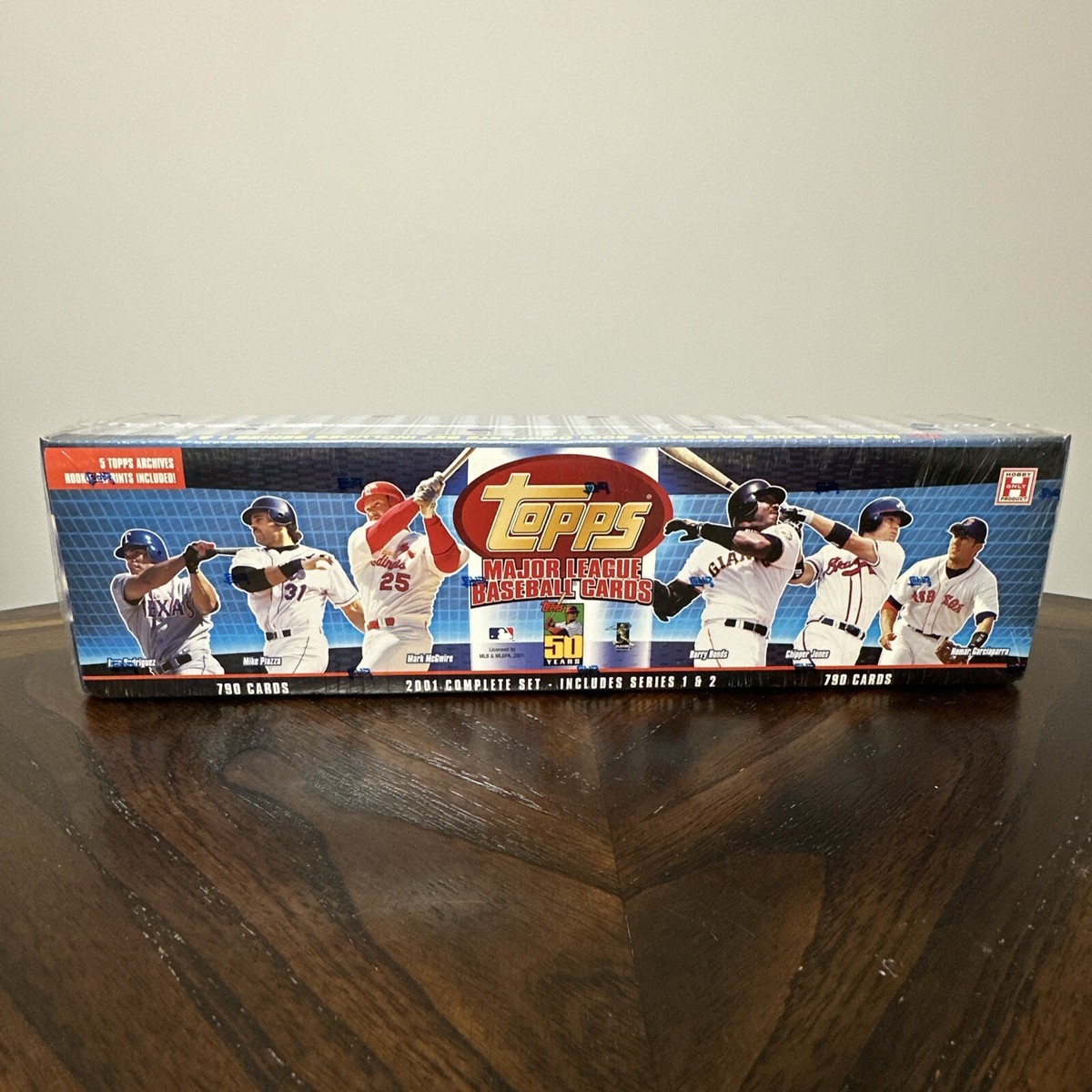 Vintage 2001 Topps MLB Trading Cards Complete Set Series 1 & 2
