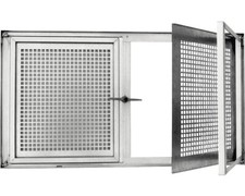 Wolfa Stahlkellerfenster Typ SD2 ESG 900 x 500 mm 2 Flügelig Links Rechts