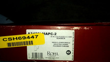 ROHL A3430LMAPC-2 Lombardia 1.8 GPM Single Hole Pull Down Kitchen Faucet, Chrome