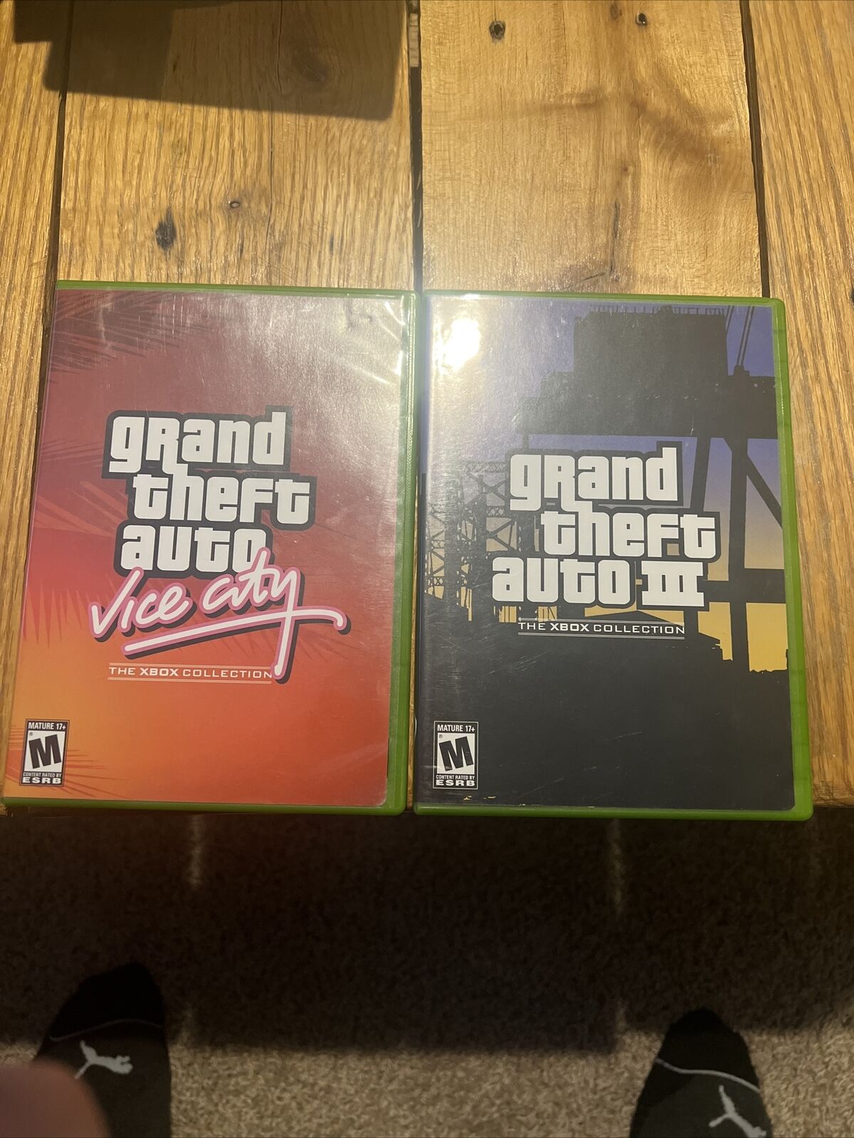 Grand Theft Auto Vice City and GTA 3 The Xbox Collection CIB