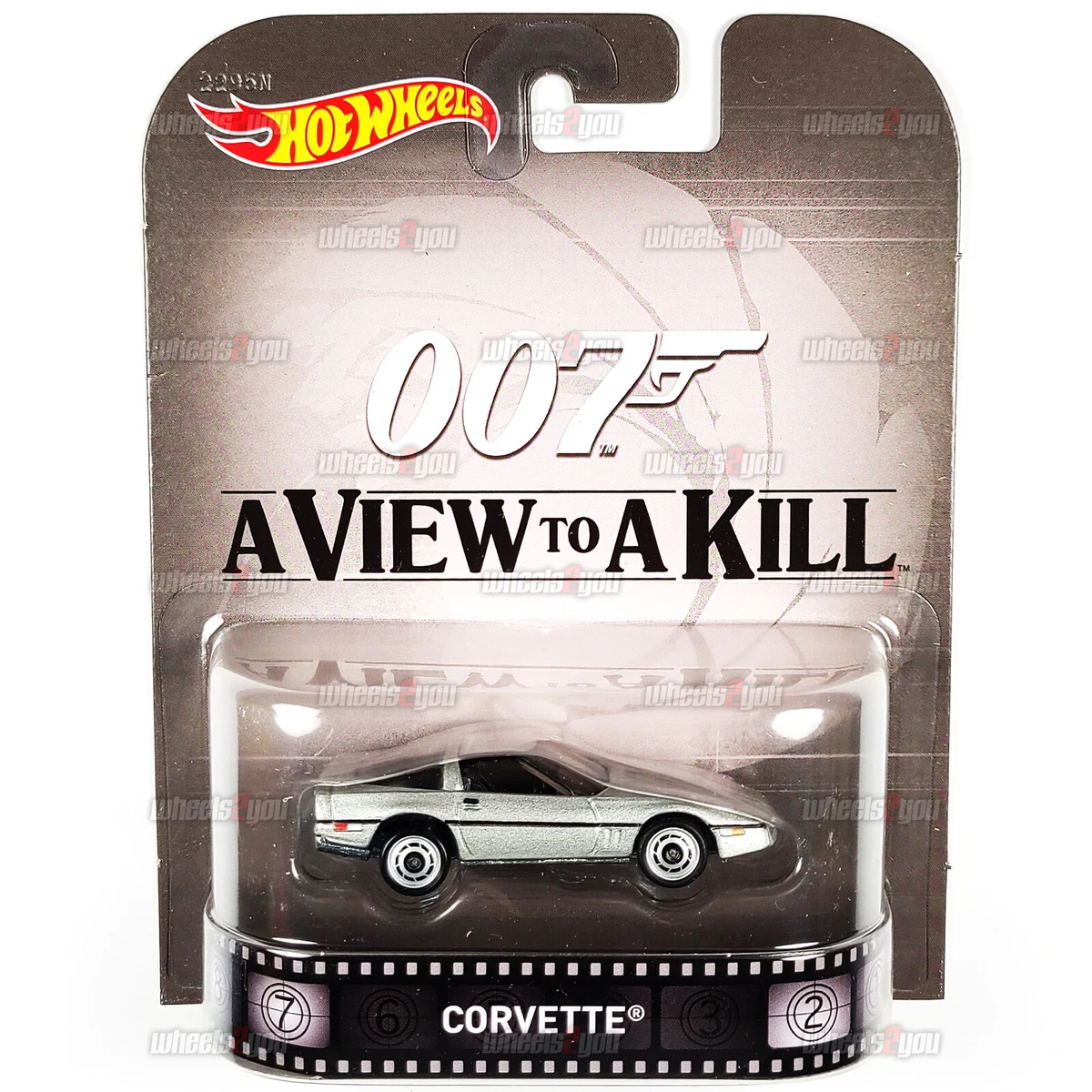 Hot Wheels CORVETTE A View to a Kill James Bond 007 Retro Entertainment CFR21