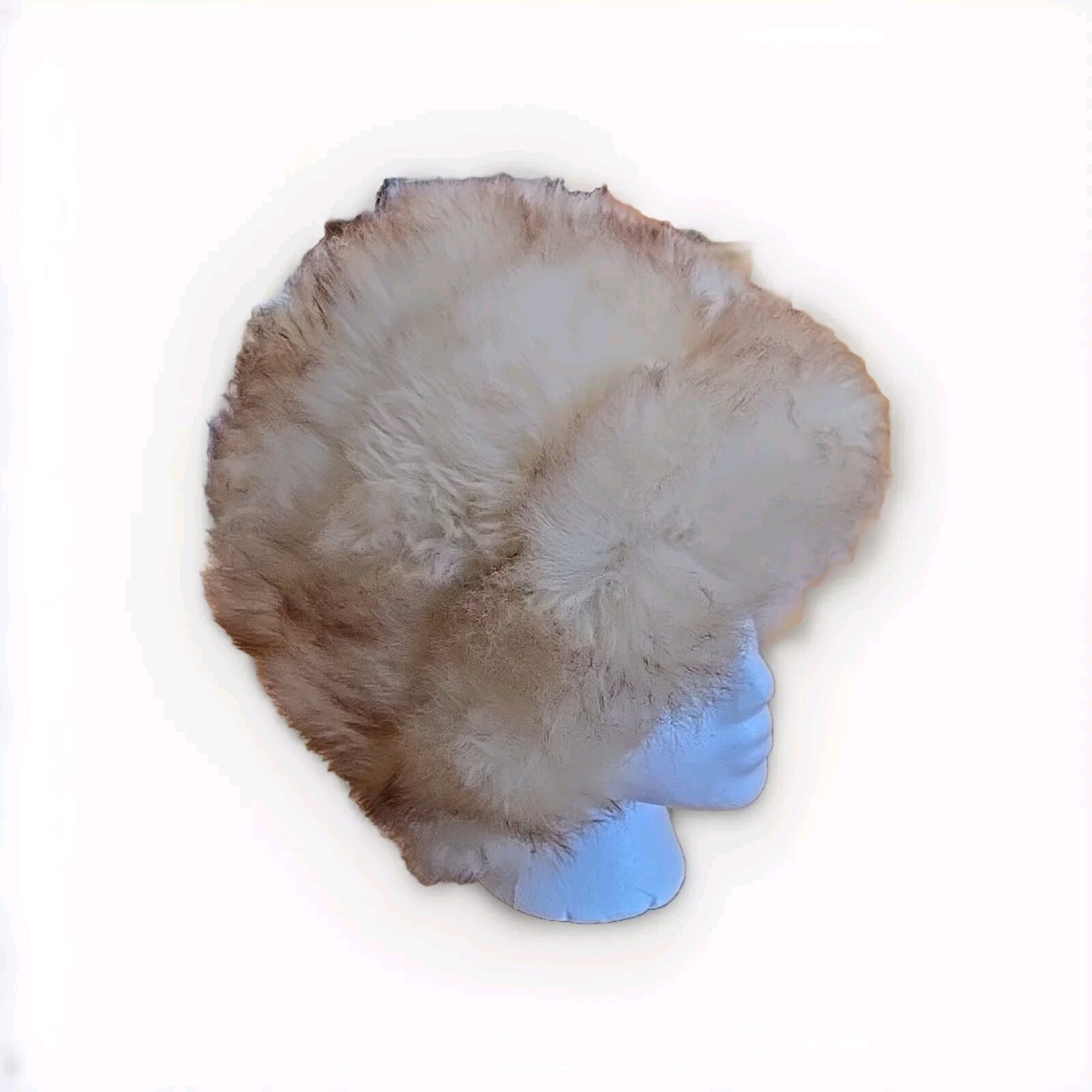 Vintage Sheepskin women\'s hat 1970s Pom Pom sheepskin winter hat, in shearling ?️ Fits a  main image 4