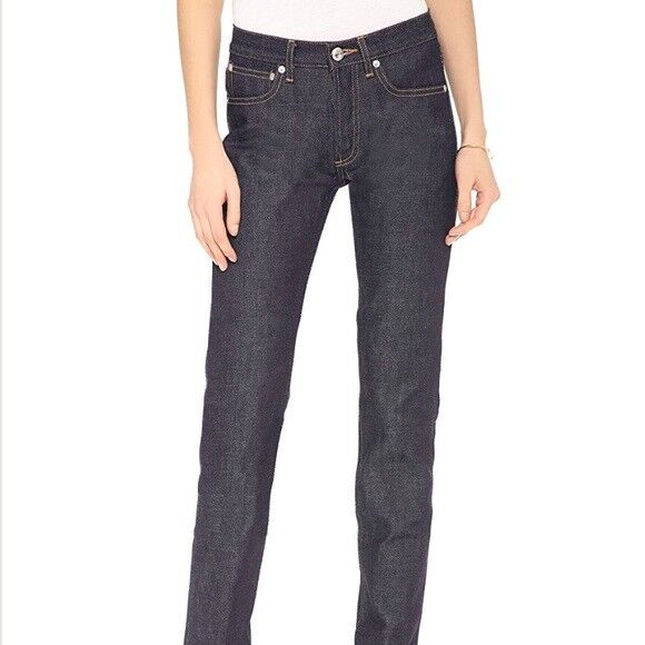 APC Super popular specialty store A.P.C. New Cure Straight skinny Leg Raw pants Jeans denim Max 65% OFF In