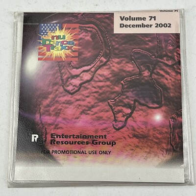 RARE 2002 PROMO CD - Nu Dance Traxx Volume 71 - ERG Music NDT001071 - RARE MIXES