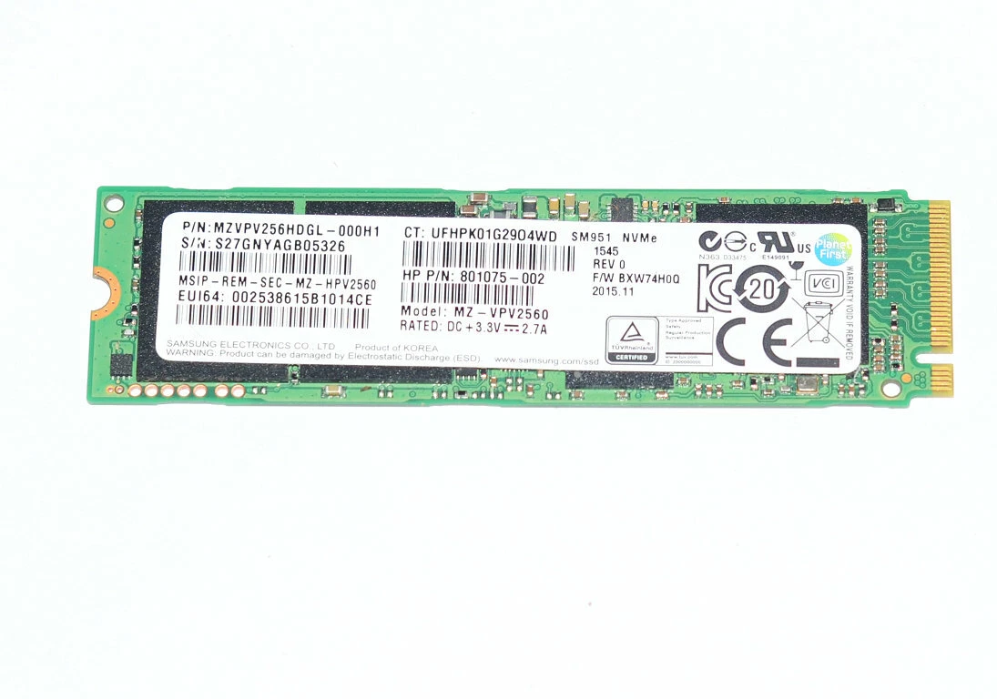 Samsung hotsell ssd sm951