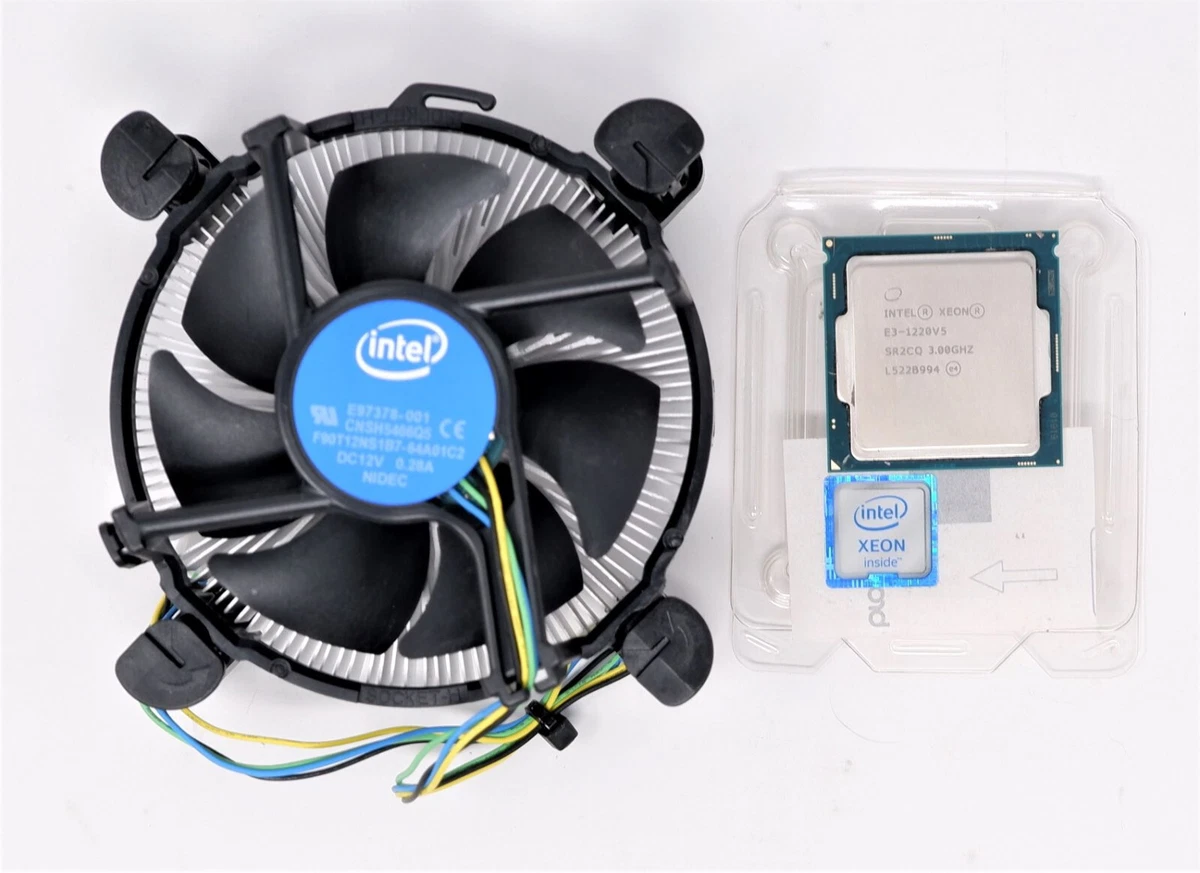 Processore Intel Xeon E3-1220 V5 – 3.0 GHz – Socket LGA1151 – 4 Core – Ricondizionato Eccellente (SR2LG)