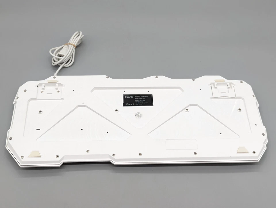 Havic White Keyboard HV-KB558CM Backlit & Lvlup Light Up Pro Gaming Mouse - Image 3 of 4